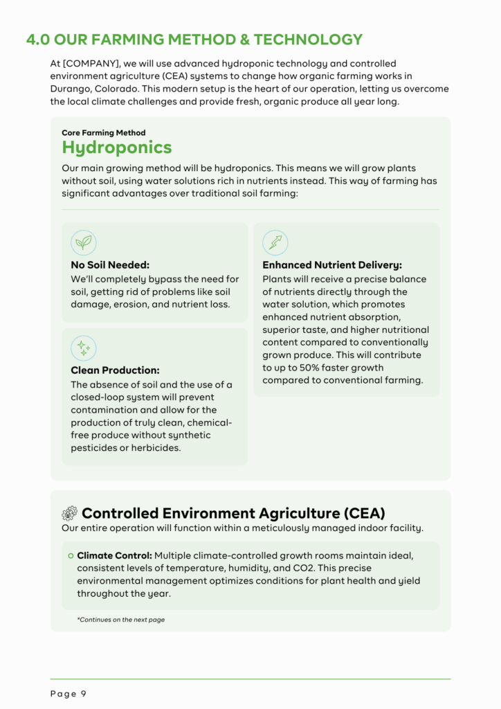 OUR FARMING METHOD & TECHNOLOGY